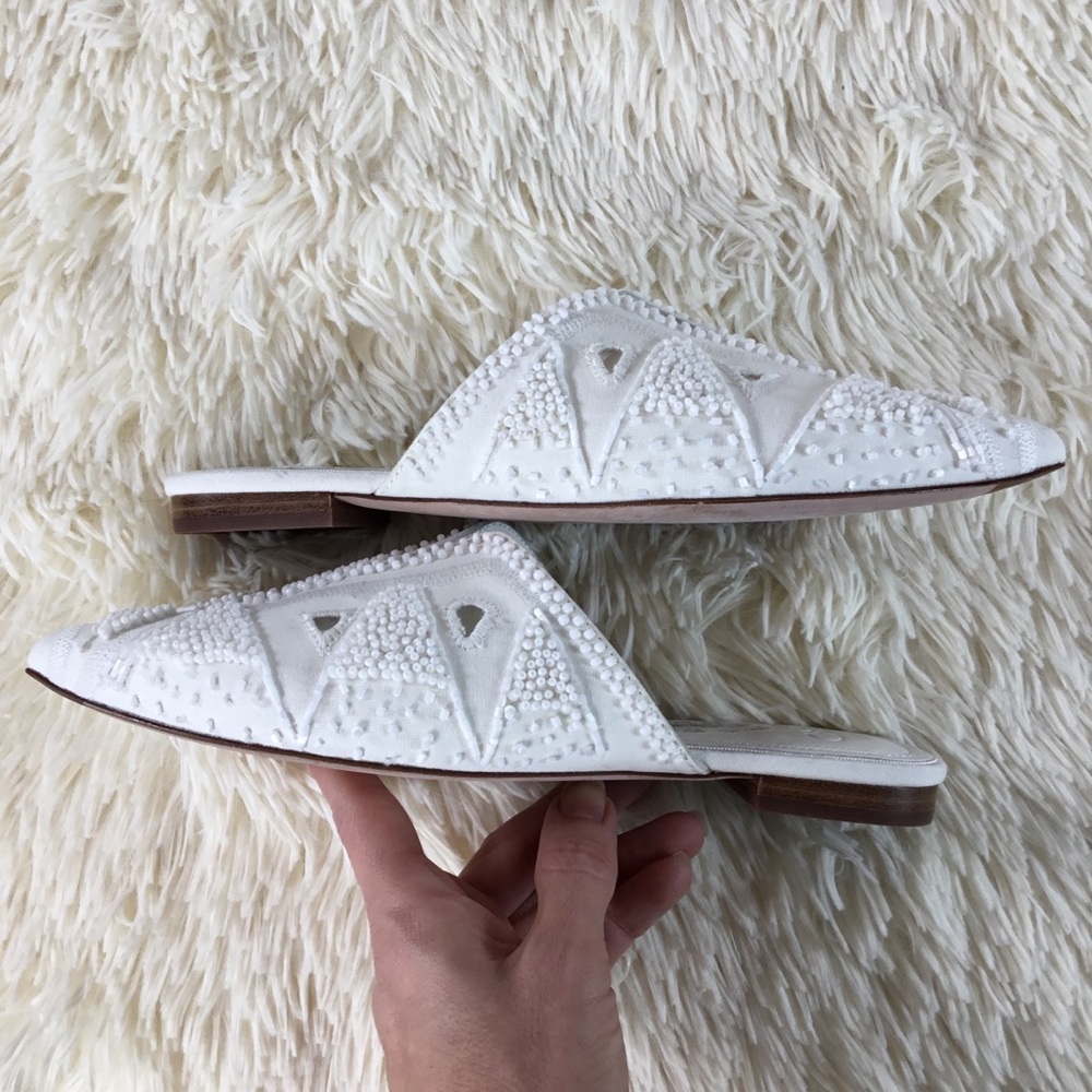 NWT‎ AD & Daughters Collyn Beaded Mules Size 6.5